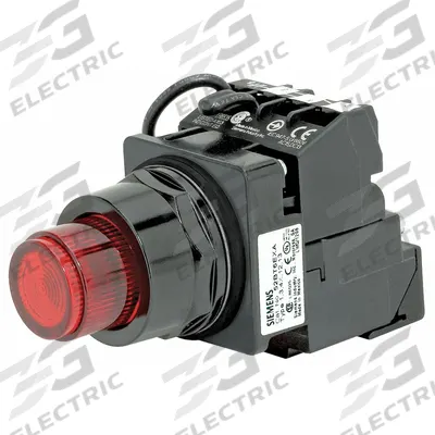 Siemens Illuminated Push Button: Illuminated, Extended Profile, Non-Metallic, 30 mm - Illuminated Extended-Length Push Buttons
