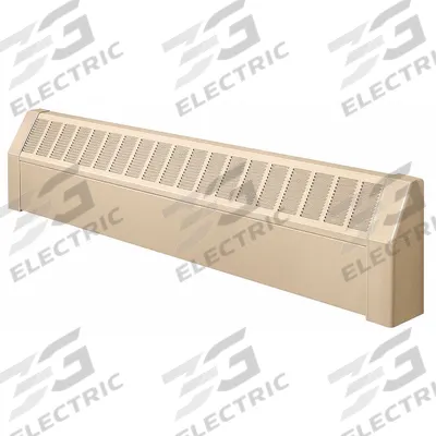 BEACON MORRIS Hydronic Baseboard Heater Cabinet: Baseboard Heater Cabinets, 6 ft Lg, Beige - Cabinets for Hydronic Baseboard Heaters