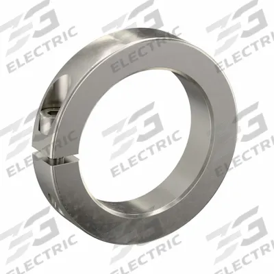 RULAND MANUFACTURING Shaft Collar: 1-Piece, Metric, Round, Clamp-On, 65 mm Bore Dia - Stainless Steel Shaft Collars