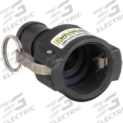 BANJO Cam and Groove Coupling: 3/4 in Coupling Size, 3/4 in Hose Fitting Size - Type C Polypropylene Cam & Groove Fittings