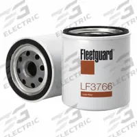 FLEETGUARD Automotive Oil Filter: 3/4"-16 UNF-2B Thread Size, 5 3/8 in Overall Ht, 10 in Overall Lg (MPN LF3766). Key specifications — Brand: FLEETGUARD; Compatible Vehicle Make: Massey Ferguson.