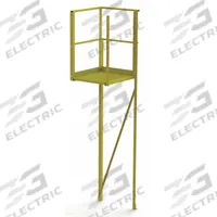 TRI-ARC Turn Platform: 6 ft Overall Ht, Steel (MPN UCT03246). Key specifications — Material: Steel; Color: Yellow; Brand: TRI-ARC.