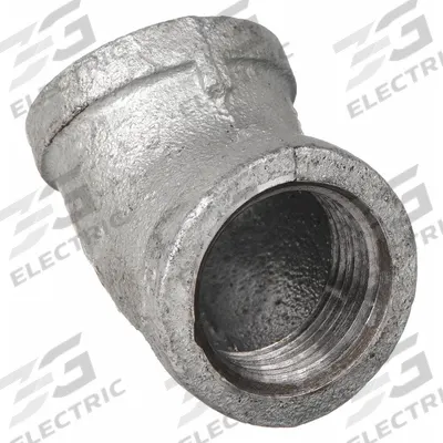 APPROVED VENDOR Metal Pipe Elbow: 45° Elbow, 4 in x 4 in - Medium-Pressure Threaded Pipe Fittings