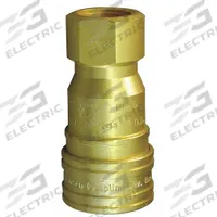 DANFOSS Portable Gas Heater Quick Connect Coupling: Portable Gas Heaters, 31C945, 1 in Coupling Size (MPN 100012). Key specifications — Brand: DANFOSS; Pipe Connection: 1 in (F) NPT; Coupler Type: Coupler Body; Material: Brass; Compatible with Product Type: Portable Gas Heaters; Compatible Grainger Part Number: 31C945.