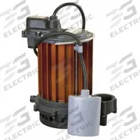LIBERTY PUMPS Submersible Sump Pump: 1/3 hp, 230V AC, 37 gpm Flow Rate @ 10' of Head, 1 1/2 in FNPT (MPN 233HV-2). Key specifications — Rated Voltage: 230V AC; Brand: LIBERTY PUMPS; Switch: Piggyback Tether Float.
