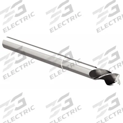 WIDIA HANITA Corner Radius End Mill: Carbide, 3 Flute, 3/16" Mill Dia, 1/4" LOC - Reduced-Neck Fast-Cutting Carbide Corner-Radius End Mills for Aluminum