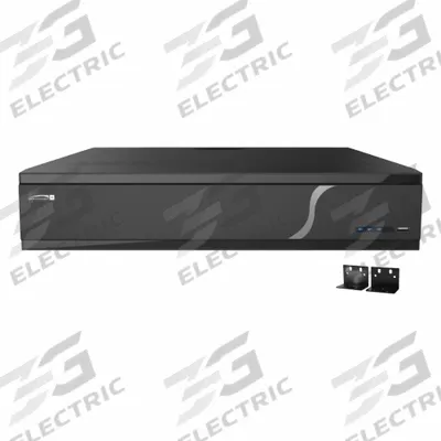 SPECO TECHNOLOGIES Network Video Recorder: 64 Camera Inputs, HDMI/VGA Output, 16MP Resolution - Network IP Video Recorders