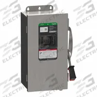 SCHNEIDER Safety Switch: Fusible, 60 A, Three Phase, 600V AC/DC, 316 Stainless Steel, Indoor/Outdoor (MPN VH362NSSGL). Key specifications — Brand: SCHNEIDER.