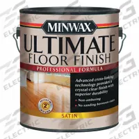 MINWAX Finish: Finish, Interior, Water, 1 gal Container Size, Wood, Clear, Clear (MPN 131040000). Key specifications — Brand: MINWAX; Transparency: Clear; Use Location: Interior; Sub-Brand: Ultimate Floor Finish; Color: Clear.