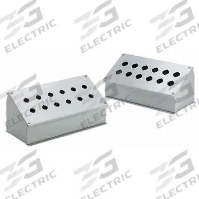 HOFFMAN Push Button Enclosure: 30mm, 1 Holes, Carbon Steel - Enclosures for 30mm Operators
