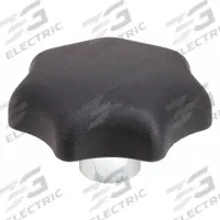 KIPP Hand Knob: 7 Point, Plastic w/ Steel Thread, M10 Thread, 17 mm Thread Lg, 50 mm Dia (MPN K0153.210). Key specifications — Brand: KIPP.