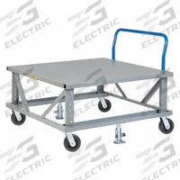 LITTLE GIANT Mobile Pallet Stand: 3,600 lb, Gray, (4) Swivel, 48 in L x 42 in W x 34 in H Deck (MPN PDSEH42486PH2FL). Key specifications — Caster/Roller Configuration: (4) Swivel; Brand: LITTLE GIANT; Color: Gray.