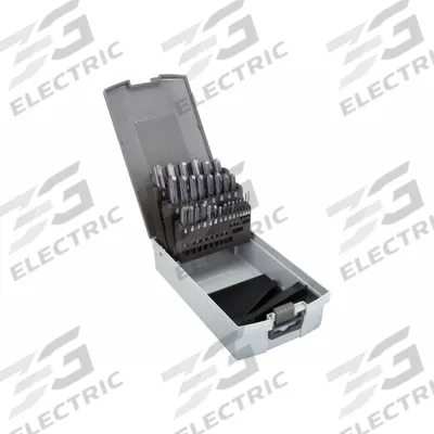 APPROVED VENDOR Straight Flute Drill Bit Set: 29 Pc, 1/16" to 1/2", 140° Split Point (MPN 470-000029B) - Solid Carbide Straight-Flute Drill Bit Sets for Steel & Cast Iron