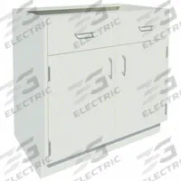 Base Cabinet: 35 1/8 in Overall Ht, 22 in Overall Dp, 42 in Overall Wd, Steel, 2 Drawers, 1 Shelves (MPN GRJTP106-42P-2). Key specifications — Product Type: Base Cabinet; Brand: INSTOCK; Material: Steel; Cabinet Type: Base Cabinets.