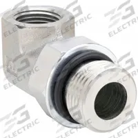 PARKER Metal Pipe Elbow: 3/4 in x 3/4 in, Male Threaded x Female SAE Threaded, 2,500 psi, Steel (MPN 12 AOEG5-S). Key specifications — Maximum Operating Pressure: 2,500 psi; (DO NOT SEND) Manufacturer Location: Globally Sourced.