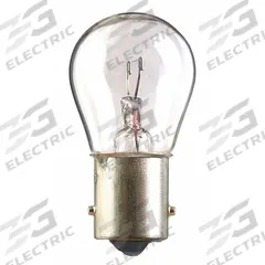 APPROVED VENDOR Incandescent Bulb: Incandescent, Single Contact Bayonet (BA15s), (S) Sign, S8, White (MPN 7506-10PK). Key specifications — Light Color: White; Trade Number: 7506 (P21W); Voltage: 12V AC; Brand: APPROVED VENDOR; Bulb Shape: S8.