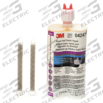 3M Urethane Adhesive: 04247, 200 mL, Dual-Cartridge, Clear - Urethane Dual Cartridges for Two-Part Applicators