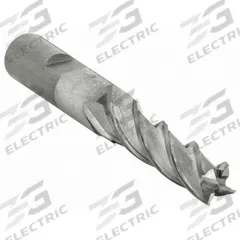 CLEVELAND Square End Mill: High Speed Steel, TiCN Coated, 4 Flute, 9/32" Mill Dia, 2" LOC (MPN C33460)