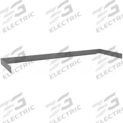 TENNSCO Back & Side Stop Kit: 96 in Overall Wd, 30 in Overall Dp, Steel, Gray, Gray (MPN SB-3096). Key specifications — Material: Steel.