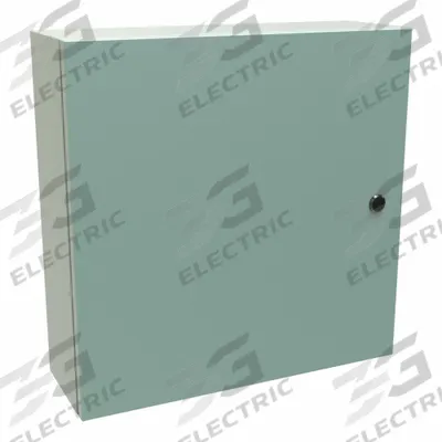 HAMMOND Electrical Enclosure: Steel, 20 in x 20 in x 6 in, NEMA 12/3R/4, Solid Cover - Steel Washdown Enclosures