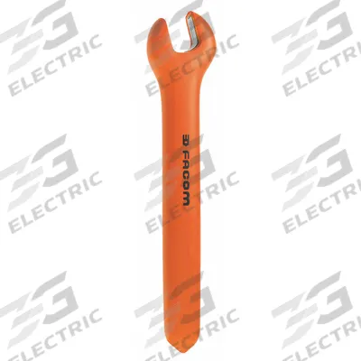 FACOM Open End Wrench: Alloy Steel, Insulated, 11 mm Head Size, 5 5/16 in Overall Lg - Metric, Single End, Open End Wrenches