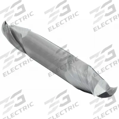 CLEVELAND Square End Mill: Carbide, Double End, 2 Flute, 1/4" Mill Dia, 1/2" LOC - Double-End Carbide Square End Mills for Aluminum