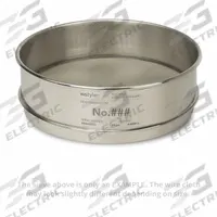 ADVANTECH Standard Stainless Steel Cloth Test Sieve: Stainless Steel, 8 in Outside Dia, 2 5/8 in Ht (MPN 35SS8F). Key specifications — Screen Material: Stainless Steel; Brand: ADVANTECH; Frame Material: Stainless Steel; Standards: ASTM E11; US Standard Screen Size: #35.