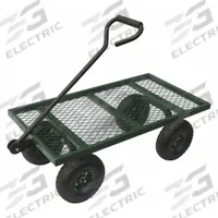 APPROVED VENDOR Wagon Truck: 400 lb Cap, 38 in L x 20 in W x 13 1/2 in H Deck, D-Shaped, 18 ga Frame (MPN 12X311). Key specifications — Brand: APPROVED VENDOR; Color: Green.