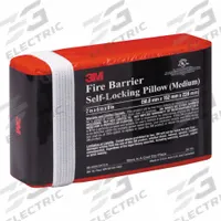 3M Firestop Pillow: 9 in Overall Lg, 6 in Overall Wd, 3 hr Fire Rating (MPN FB-269*). Key specifications — Color: Red; Interlocking: No; Fire Rating: 3 hr; Brand: 3M.
