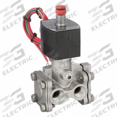REDHAT Solenoid Valve: 3-Way, Normally Closed, 3/8 in Pipe Size, 24V DC, Explosion Proof/Watertight (MPN EV8316G382V24/DCDD). Key specifications — Pipe Size: 3/8 in; Voltage: 24V DC; Brand: REDHAT; Coil Enclosure: Explosion Proof.