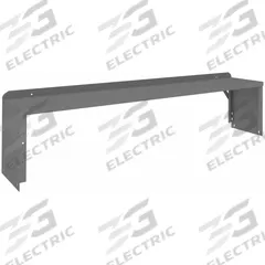 TENNSCO Shelf Riser: 60 in Overall Wd, 10 1/2 in Overall Dp, Gray, Carbon Steel, Steel, 12 in (MPN R-1060). Key specifications — Includes Mounting Hardware: Yes; Color: Gray.