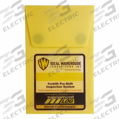 IDEAL WAREHOUSE INNOVATIONS, INC. IDEAL WAREHOUSE INNOVATIONS - Maintenance & Inspection Logs for Forklifts