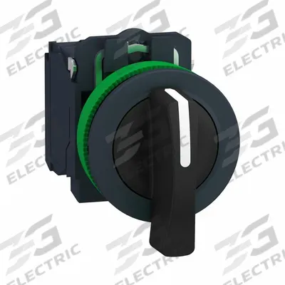 SCHNEIDER Selector Switch: 30 mm Panel Mounting Size, 2 Positions, Extended Lever - Selector Switches
