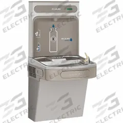 ELKAY Drinking Fountain with Bottle Filler: On-Wall, Non-Refrigerated, Plastic, Gray, 39 1/16 in Ht (MPN EZSDWSLK). Key specifications — Brand: ELKAY; Housing Material: Plastic; Filter Access: Bottom Panel Access; Housing Finish: Granite; Chilling Capacity: Non-Refrigerated; Housing Color: Gray.