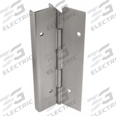 MARKAR Piano Hinge: Stainless Steel, 7 ft Leaf Ht, 1 3/4 in Leaf Wd - Full Mortise-Mount Piano Hinges