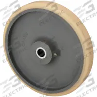APPROVED VENDOR Caster Wheel: 10 in Wheel Dia., 1 3/4 in Wheel Wd, Polyurethane, Iron, Std, Tan (MPN 250 PT1H). Key specifications — Brand: APPROVED VENDOR; Wheel/Tread Color: Tan.