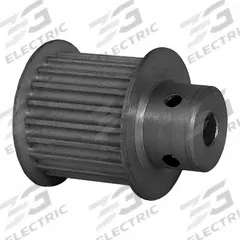 DAYTON Timing Pulley: Modified Curvilinear, Fixed, For GT Timing Belt Section, For 15 mm Belt Wd (MPN 21-3P15-6FA2). Key specifications — Brand: DAYTON; Finish: Clear Anodized; For Belt Series: Powerhouse®.