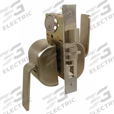 LIFE SAVER Door Lockset: Office Paddle Locksets, Stainless Steel, ADA Compliant (MPN 5PDFA/32D)