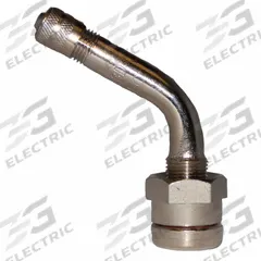 HALTEC O-Ring Tire Valves: O-Ring Seal Valve, Clamp-In, 60° Valve Stem Angle, L-Shape, Trucks, Metal (MPN TV-543D). Key specifications — Valve Type: Clamp-In; Thread Size: 0.305-32; Valve Shape: L-Shape; Color: Silver; Product Type: O-Ring Seal Valve; Compatible Vehicle Type: Trucks; Material: Metal; Brand: HALTEC.