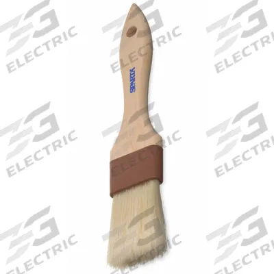 CARLISLE Basting Brush: Boar Bristle, 1 1/2 in Bristle Wd, 8 1/4 in Overall Lg, Flat - Basting Brushes