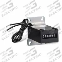 TRUMETER Electromechanical Counter: Front Panel Mounting, 1 in x 1 3/8 in, 90 V DC – 110 V DC, White (MPN R7-4916A). Key specifications — Mounting Style: Front Panel; Standards: CE; Brand: TRUMETER; Manufacturer Part Number: R7-4916A.