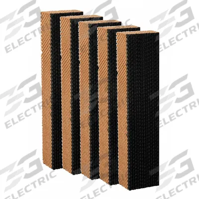 HESSAIRE Evaporative Cooler Media: Cellulose, 72 in x 12 in x 6 in, 72 in Ht, 12 in Wd - Agriculture & Horticulture Evaporative Cooling Media