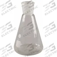 APPROVED VENDOR Erlenmeyer Flask: 25 mL, Colorless, Conical, 10/19 Compatible with Stopper Size (MPN 5YHN8). Key specifications — Shape: Conical; Body Color: Colorless; Brand: APPROVED VENDOR; Compatible with Stopper Size: 10/19.