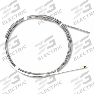 TREGASKISS Liner: 0.045 in x 15 ft, Steel - Liners for Bernard, Miller & Hobart MIG Guns