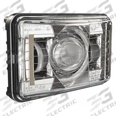 J.W. SPEAKER Headlight: Headlight, LED, Heated, High Beam, Recessed Mount, Low-Profile Panel Mount (MPN 8800 Evolution 2). Key specifications — Heated: Heated; Lighting Technology: LED; Beam Type: High Beam; Electrical Connection: H4 Connector; Mount Type: Low-Profile Panel Mount; Brand: J.W. SPEAKER; Mount Style: Recessed.