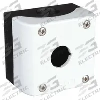 EATON Push Button Enclosure: 22mm, 1 Holes, Cast Zinc, NEMA 13/4X (MPN M22-I1-PG). Key specifications — Brand: EATON; Environments & Applications: Washdown-Corrosion-Resistant.