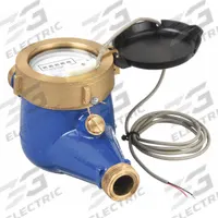 PULSAFEEDER Mechanical Flowmeter: Water Meter, Water, Brass, 3/4 in NPT, 3/4 in Connection Size, NPT (MPN MTR201). Key specifications — Brand: PULSAFEEDER; Display Type: Analog; Seal Material: Natural Rubber; Unit Of Measure: Gallons; Accuracy: +/-1.5%; Max. Voltage: 24V DC; Mounting Orientation: Universal.