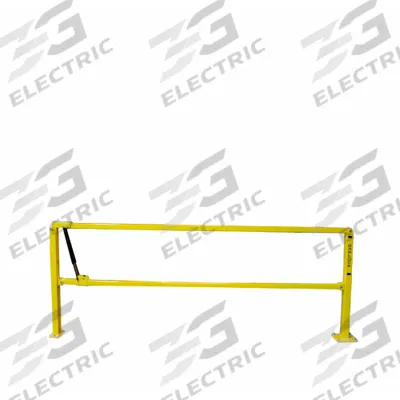 GARLOCK SAFETY SYSTEMS Safety Gate: Manual Operation, Steel, Powder Coated, Vertical Swing, Hardware/Struts - Dock Gates for Personnel Protection