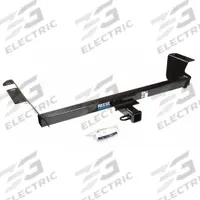 REESE Step Bumper Receiver: III, 4,000 lb Gross Trailer Wt Capacity, 400 lb Tongue Wt, Steel (MPN 75579). Key specifications — Finish: Powder Coated; Drilling Required: No; Vehicle Make: Chrysler; Vehicle Model: Routan; Brand: REESE.