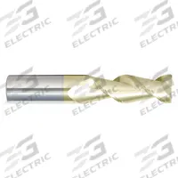 APPROVED VENDOR Corner Radius End Mill: Carbide, ZrN Coated, 2 Flute, 3/8" Mill Dia, 2" LOC, 4" OAL (MPN 282-372000D)
